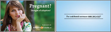 Adoption In Canada Business Card sample